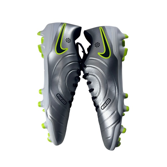Nike Mercurial Vapor 13 Elite AG Soccer Cleats Silver Volt 11 DV4344 001 Boots - Picture 7 of 9